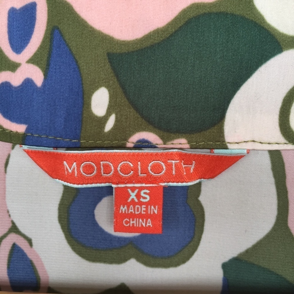 ModCloth Retro Floral Top - Picture 2 of 5